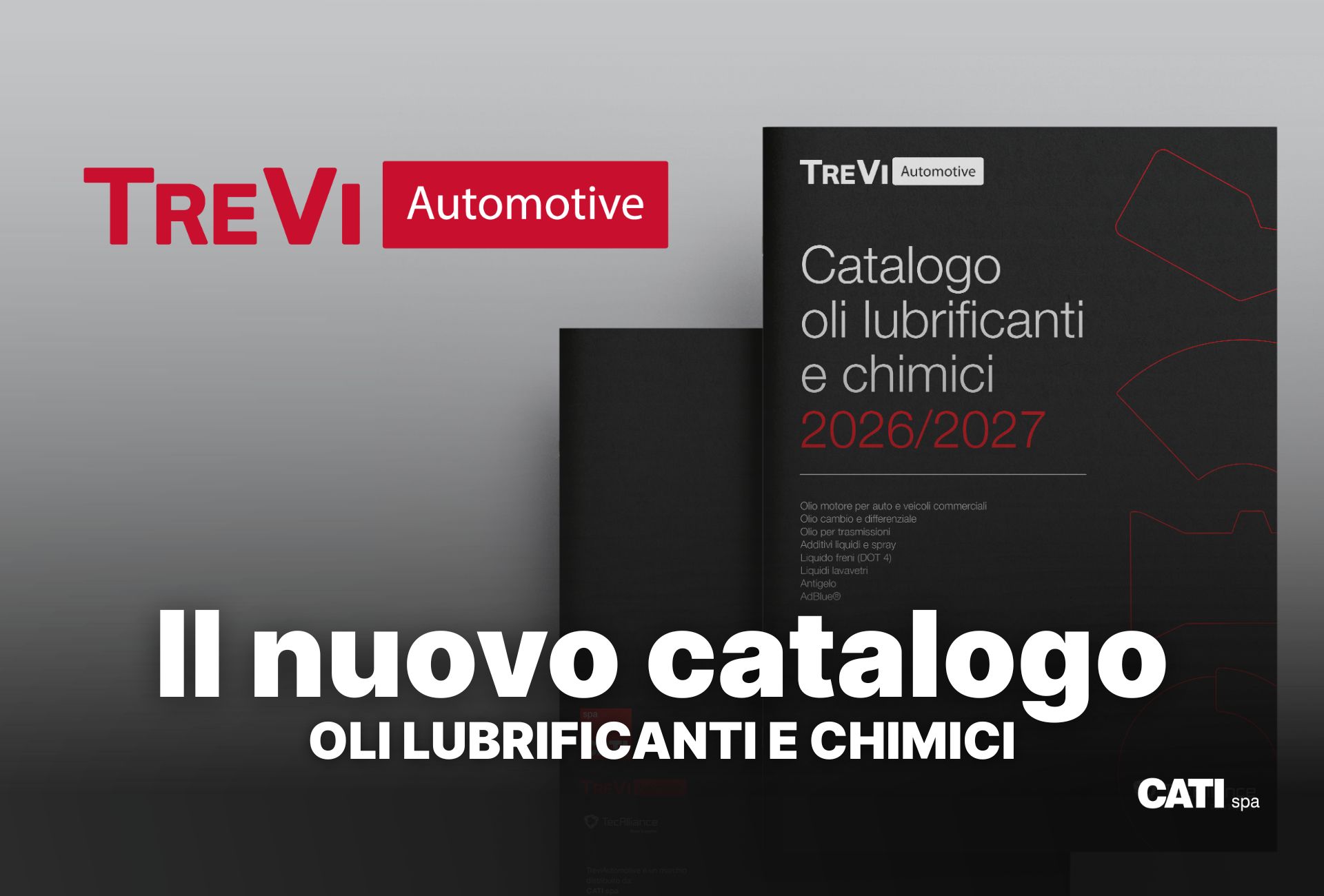 Nuovo catalogo Trevi Automotive Oli lubrificanti e chimici